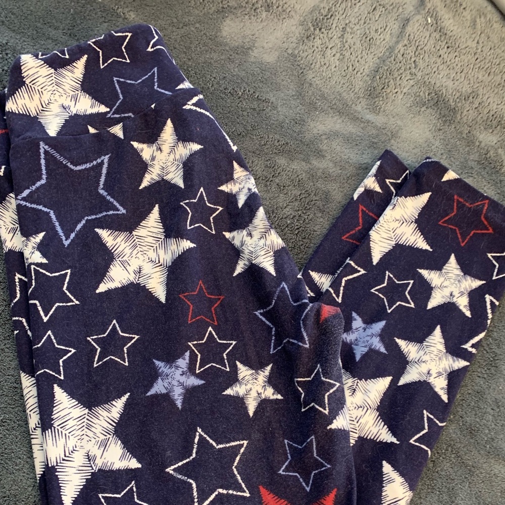 LuLaRoe 4th of July one size leggings